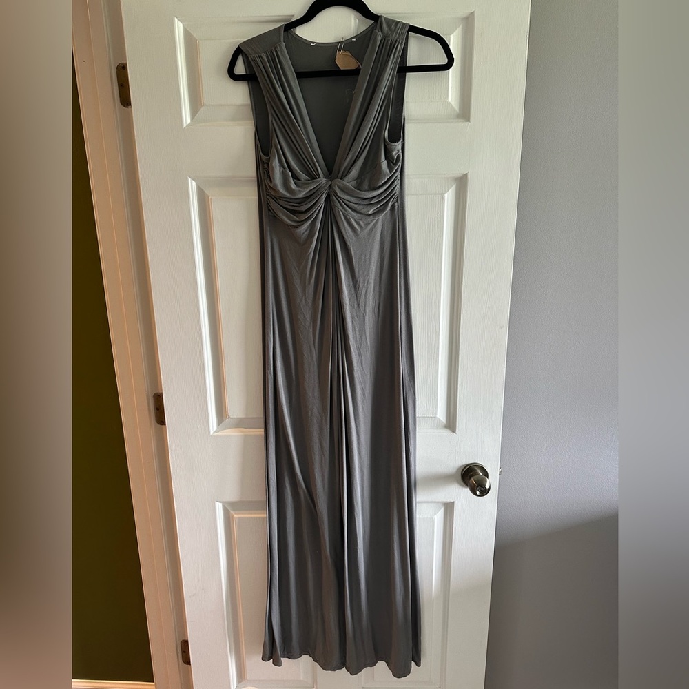 Gray Maxi Dress